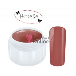 Gel UV Amelie color Chocolate Brown 5ml + 1 Cutie cu paiete Holografice Cadou